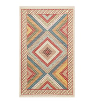 Hoom Rugs VGT 10 Red Yıkanabilir Çift Taraflı Halı (Çok Renkli)