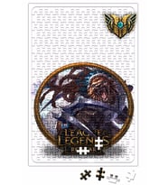 Rengar LoL League Of Legends Puzzle 240 Parça Yapboz