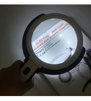 2X5X120Mm 10 Ledli Masaüstü Büyüteç