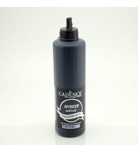 Cadence Hybrid Multisurface Akrilik Boya 500 ml. H-060 SİYAH 