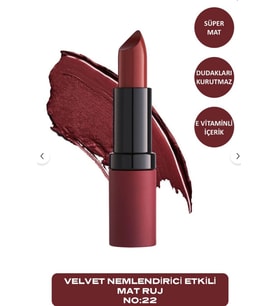 Golden Rose Velvet Matte Lipstick  No 22