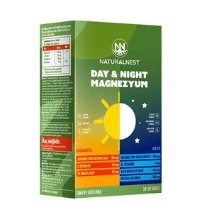 Naturalnest Day Night Magnezyum 30+30 Tablet
