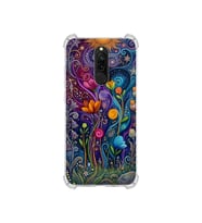 PrintiFy Redmi 8a ile Uyumlu Düşlerin Dansı Serisi Rüyalar Ötesi Tasarımlı Uv Baskılı Köşe Korumalı Antişok Kılıf