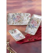 Şık Rosa 3 Parça Kayık Tabak Seti HCA-06412, Zarif ve Modern Tasarım