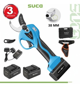 Suca SC 8638A LED Ekranlı Akülü Şarjlı Budama Makası 38 mm