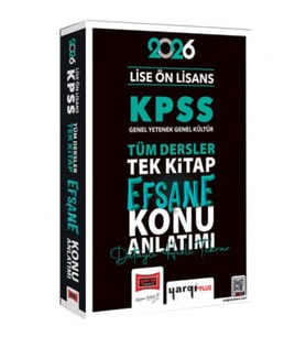 Yargı Kpss Lise Önlisans Tüm Dersler Efsane Konu Anlatımı 2026