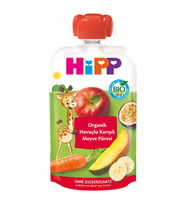 Nessiworld NessiWorld Organik Havuçlu Karışık Meyve Püresi 100 Gr