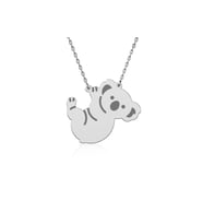 Koala Model Gümüş Kolye