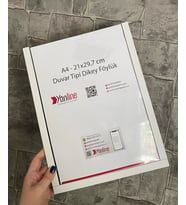 A4 Kolay Değiştirilebilir Beyaz Duvar Ve Kapı Tipi Pleksi Föylük