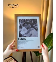 Stüdyo 14 Kişiye Özle z  Ahşap Tablo  - Annem - Anneler Günü  Hediyesi - Sevgiliye Hediye