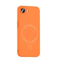 iPhone 16E Kılıf M-Safe Şarj Özellikli Kamera Korumalı Elio Sert PC Kılıf