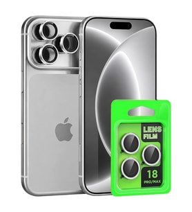 Newface Apple İphone 18 Pro Max Raze Metal Kamera Lens - Gümüş