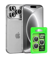 Newface Apple İphone 18 Pro Max Raze Metal Kamera Lens - Gümüş