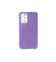 Samsung Galaxy A73 Uyumlu Kılıf Zore Shining Silikon (Mor)