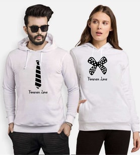Tshirthane Forever Love Sevgili Kombinleri Kapüşonlu Kombini (Tek Ürün Fiyatıdır.)