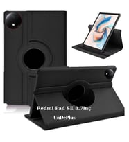Xiaomi Redmi Pad SE 8.7inç Kılıf 360 Dönebilen Standlı Case (RedmiPad SE 11inçDe (Siyah)