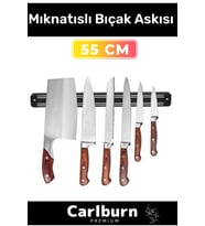 Özel Üretim Duvara Kolay Monte Mutfak Banyo Yazlık Mıknatıslı Bıçak Askısı 55 Cm