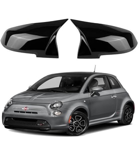Fiat 500 2014- Araca Özel Batman Yarasa Ayna Kapağı Pianoblack