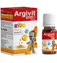 Argivit Ostosse3 Kids Omega-3 ve Vitamin D3 İçeren Takviye Edici Gıda 10 ml