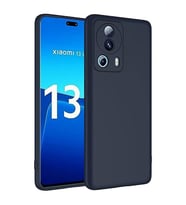 Coverzone Xiaomi 13 Lite ?le Uyumlu K?l?f Z-Mara Lansman Vieri Tam Koruma Arka Kapak Kamera Koruma �?k?nt?l? P�r�zs�z Y�zey Lacivert