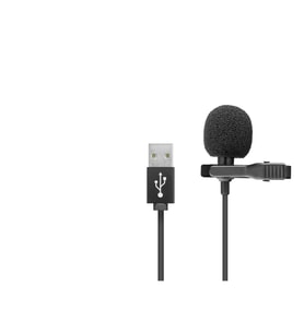 İlgisayar Mikrofonu Usb 1.5M Siyah Hd569