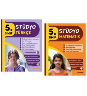 TUDEM YAYINLARI 5.SINIF STÜDYO TÜRKÇE - MATEMATİK 2'Lİ SET