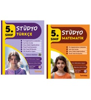TUDEM YAYINLARI 5.SINIF STÜDYO TÜRKÇE - MATEMATİK 2'Lİ SET