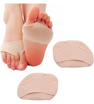 Ön ayak ayakkabı pedleri , silikon yarım tabanlık Metatarsal ayak bakımı jel yastık