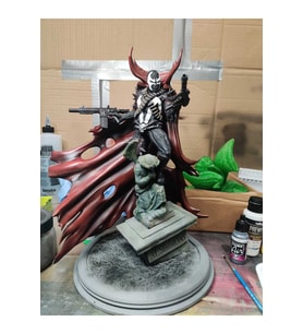 Mortal Kombat Spawn Figür Medieval Spawn Figür Büyük Boy 25CM