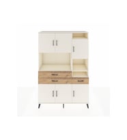 Hyperion Dolap 10 Raflı 3 Çekmeceli 6 Kapaklı 132x44x195 Aytaşı-Aytaşı/Çam