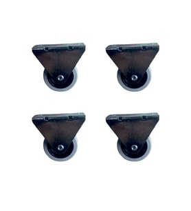 Furç Sabit Teker - 20x50 - Gri HKS180 - 4 Adet