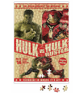 Vingadores Hulk vs Hulk Buster Puzzle 240 Parça Yapboz