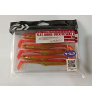 Daiwa Flat Junkie Duckfin Shad 4.2" Silikon Yem/6 Adet(Orange Gold)