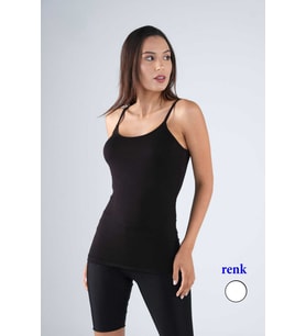 Mulvxbrf Brf02 Bambu Kadın Askılı Atlet Beyaz (Mulvix)