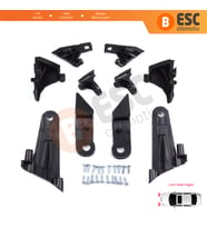 Dacia Duster MK2 HM 2017-2024 260609367R 260101133R İçin Sol Sağ Ön Far Tamir Seti