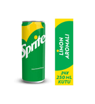 Sprite 250 ml Kutu x 24 Adet