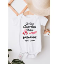 Bu Yıl Ki Anneler Günü Hediyen Benim Babaanne Kişiye Özel Baskılı Bebek Body Zıbın