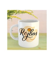 Rojbaş Porselen Kupa Bardak - Roj Baş Kupası (Beyaz)