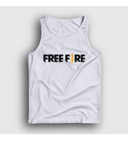 Presmono Unisex Beyaz Logo Free Fire Atlet 233358tt (Beyaz)