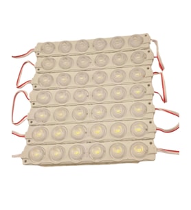 100 Adet 12 Volt 6 Watt 6 Lensli Beyaz 3030 SMD Led Modül IP65 1 Paket