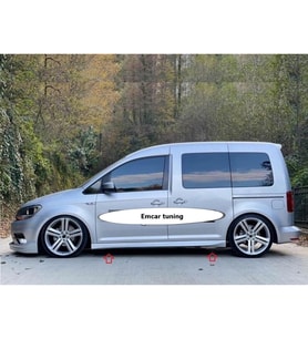 vw caddy aero marşpiyel takımı - PLASTİK