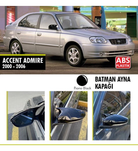 Hyundai Accent Admire Yarasa Batman Ayna Kapağı 2000-2006 arası