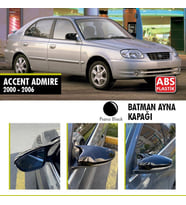 Hyundai Accent Admire Yarasa Batman Ayna Kapağı 2000-2006 arası