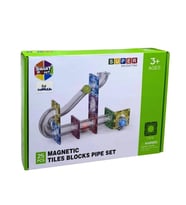 25 Parça Manyetik Yapı Blokları Boru Seti Magnetic Tiles Blocks Pıpe Set 25 Pieces