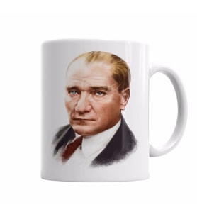 mustafa kemal atatürk  2 Kupa Bardak Porselen
