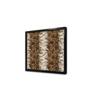 Etnik Motif Çerçeveli Mdf Tablo