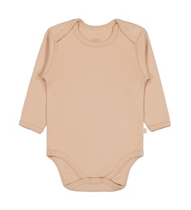 Civil Baby Düz Renkli Uzun Kol 12-36 Ay Çıtçıtlı Badi - Pembe