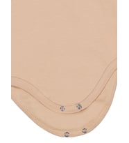 Civil Baby Düz Renkli Uzun Kol 12-36 Ay Çıtçıtlı Badi - Pembe (Sütlü Kahve)