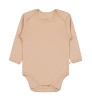 Civil Baby Düz Renkli Uzun Kol 12-36 Ay Çıtçıtlı Badi - Pembe