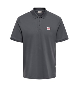 ONSDAWSON REG SS POLO SHIRT VD GREY